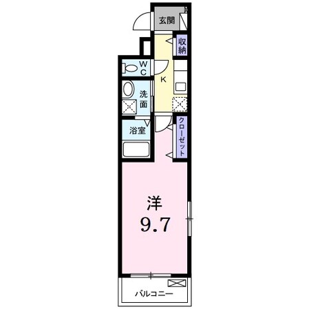 牧野駅 バス8分  招提下車：停歩4分 2階の物件間取画像